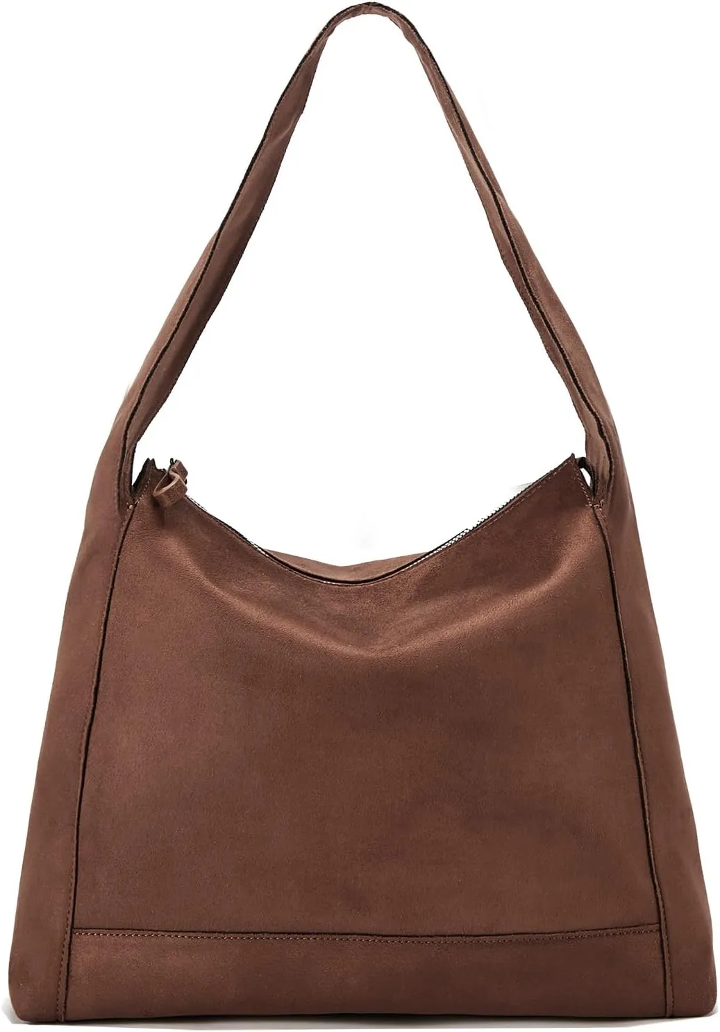 Marvolia Suede Bags for Women Suede Purse Slouchy Suede Tote Bag Work Large Capacity Shoulder Bag Hobo Purse