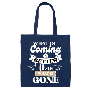 Matching Gift Idea for Hope Storm Strong Faith Jesus God Lovers Navy Black Multicolor Canvas Tote Bag