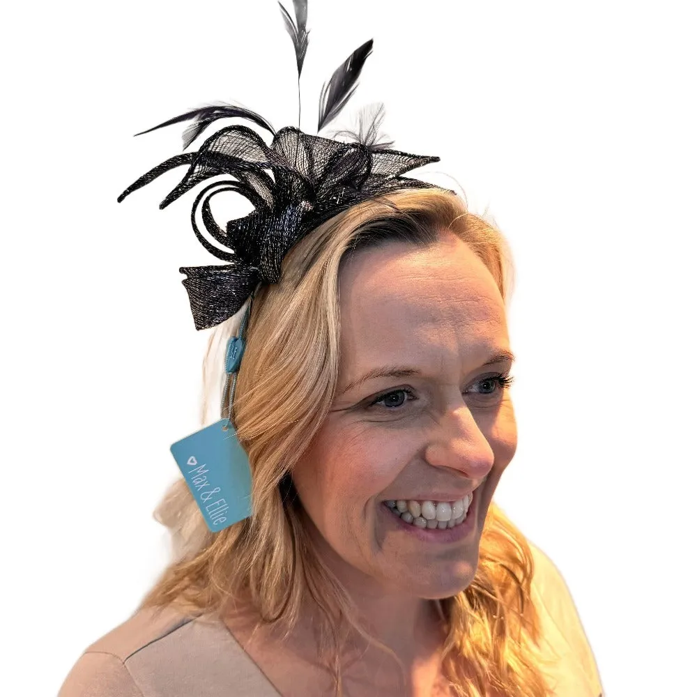 Max and Ellie BF3 Small Fascinator in Blues