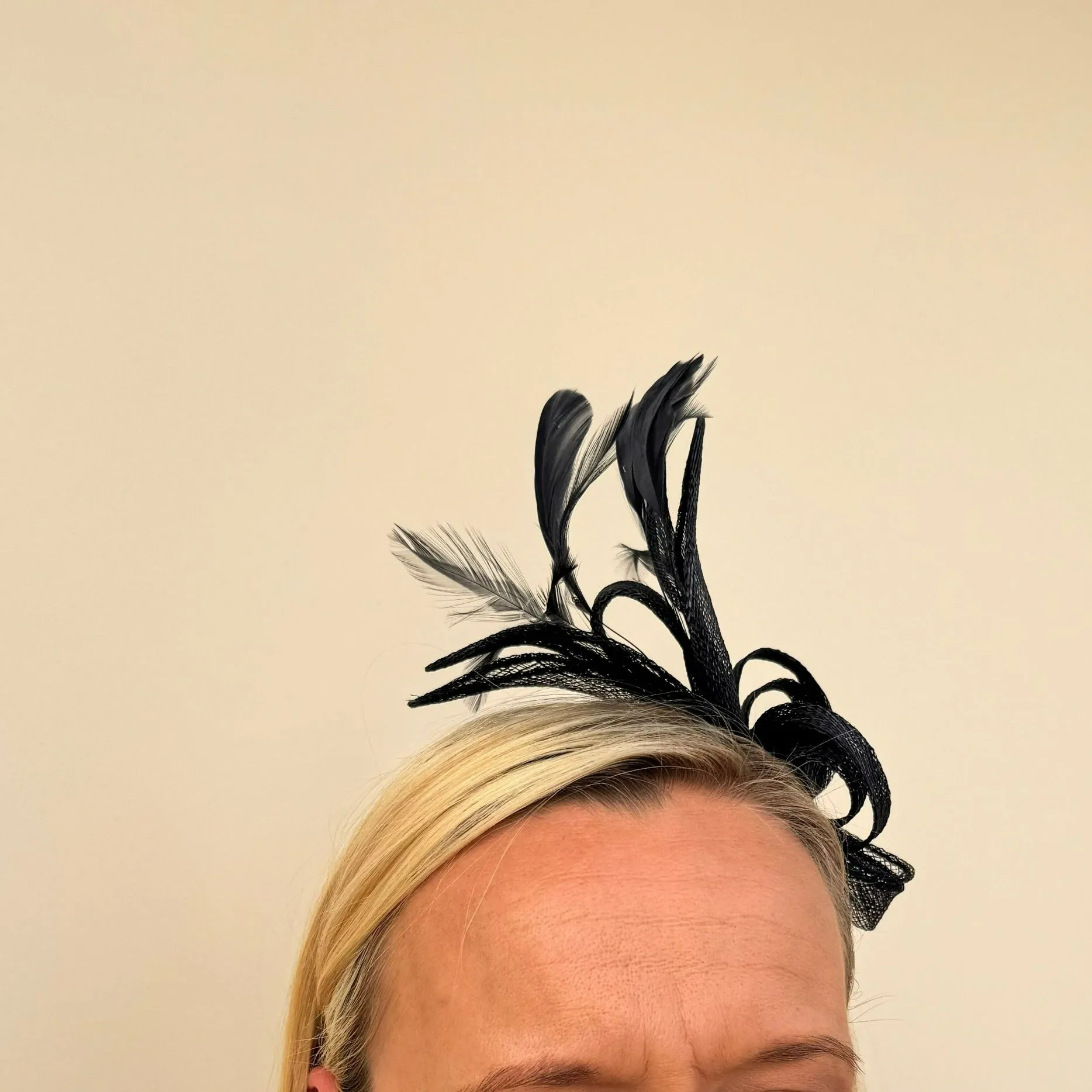 Max and Ellie BF3 Small Fascinator in Blues