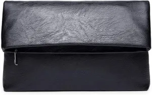 Men's Clutch Bag PU Leather Envelope Clutches Folded Male Business Purse Bags
