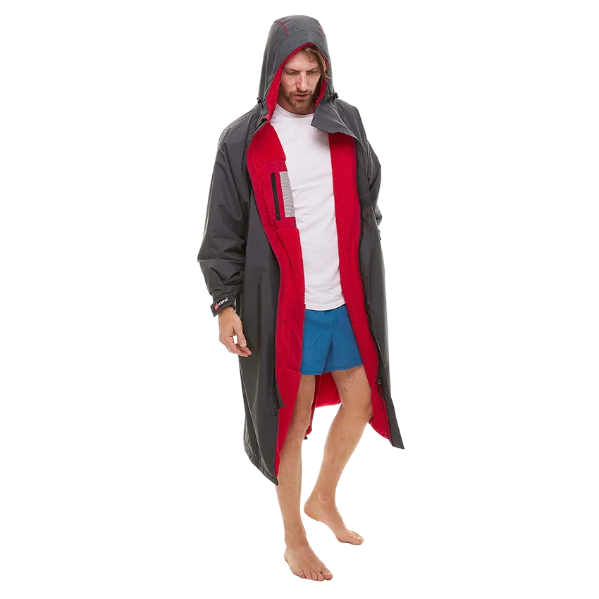 Men's Long Sleeve Pro Change Robe EVO - Grey