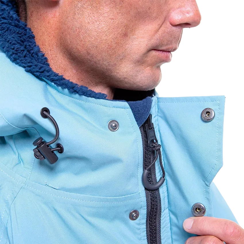 Men's Long Sleeve Pro Change Robe EVO - Sea Mist