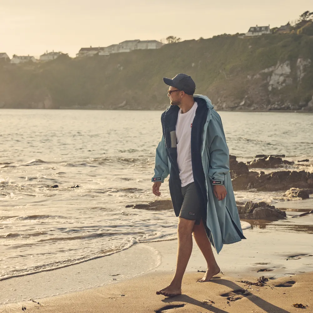 Men's Long Sleeve Pro Change Robe EVO - Sea Mist