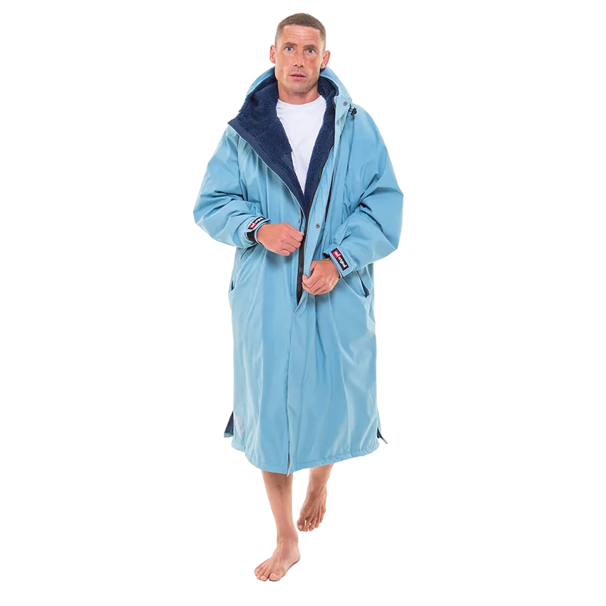 Men's Long Sleeve Pro Change Robe EVO - Sea Mist