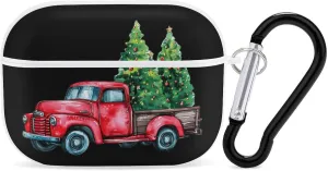 Merry Christmas Funny Hard Case Compatible with Airpods Pro Earbuds Headset Cover Protective Storage Bag for Men Women