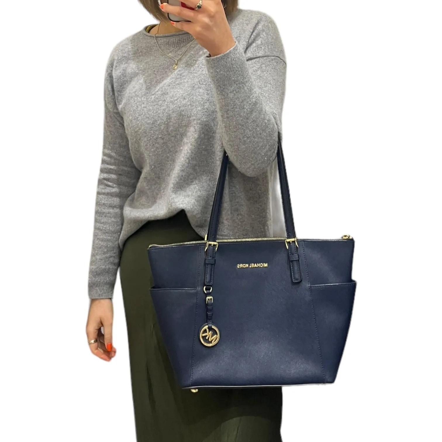 Michael Kors Navy Bag