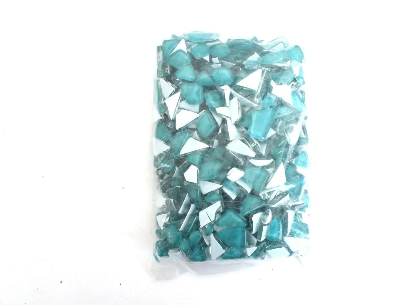 Milltown Merchants Smooth Mosaic Pieces (400-450 Per Bag), 1 Pound (16 oz.) (1 Pound, Blue-Green)