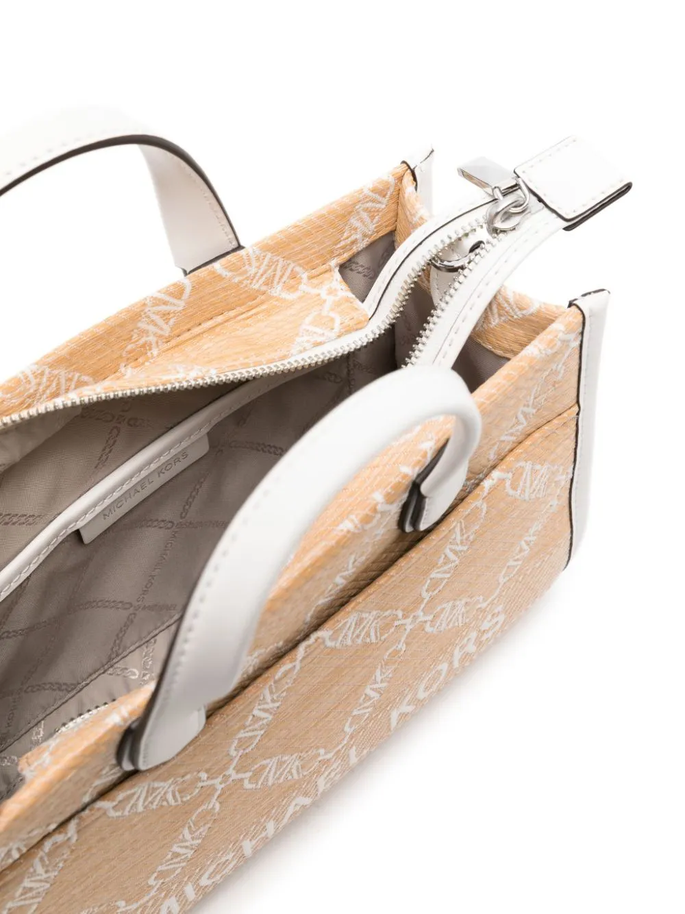 Mmk Gigi Small Rafia Tote Bag