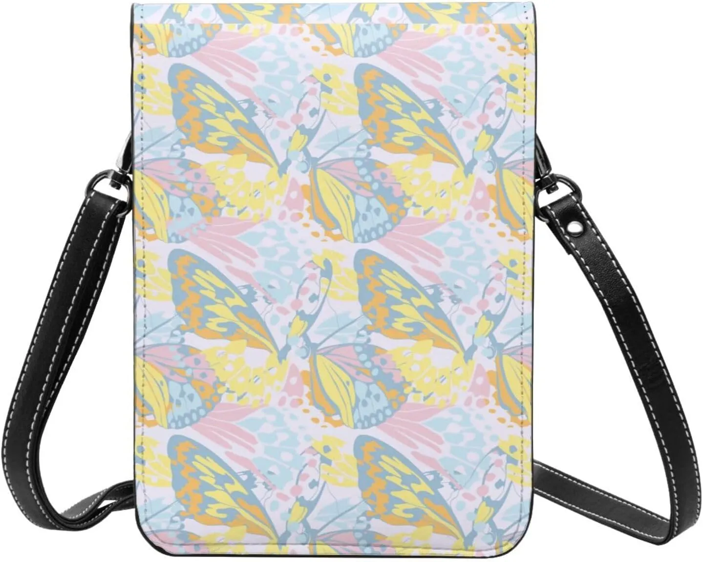 Mmm Fight Womens Crossbody Bags Deer Pattern Phone Bag Wallet Purses Adjustable Strap