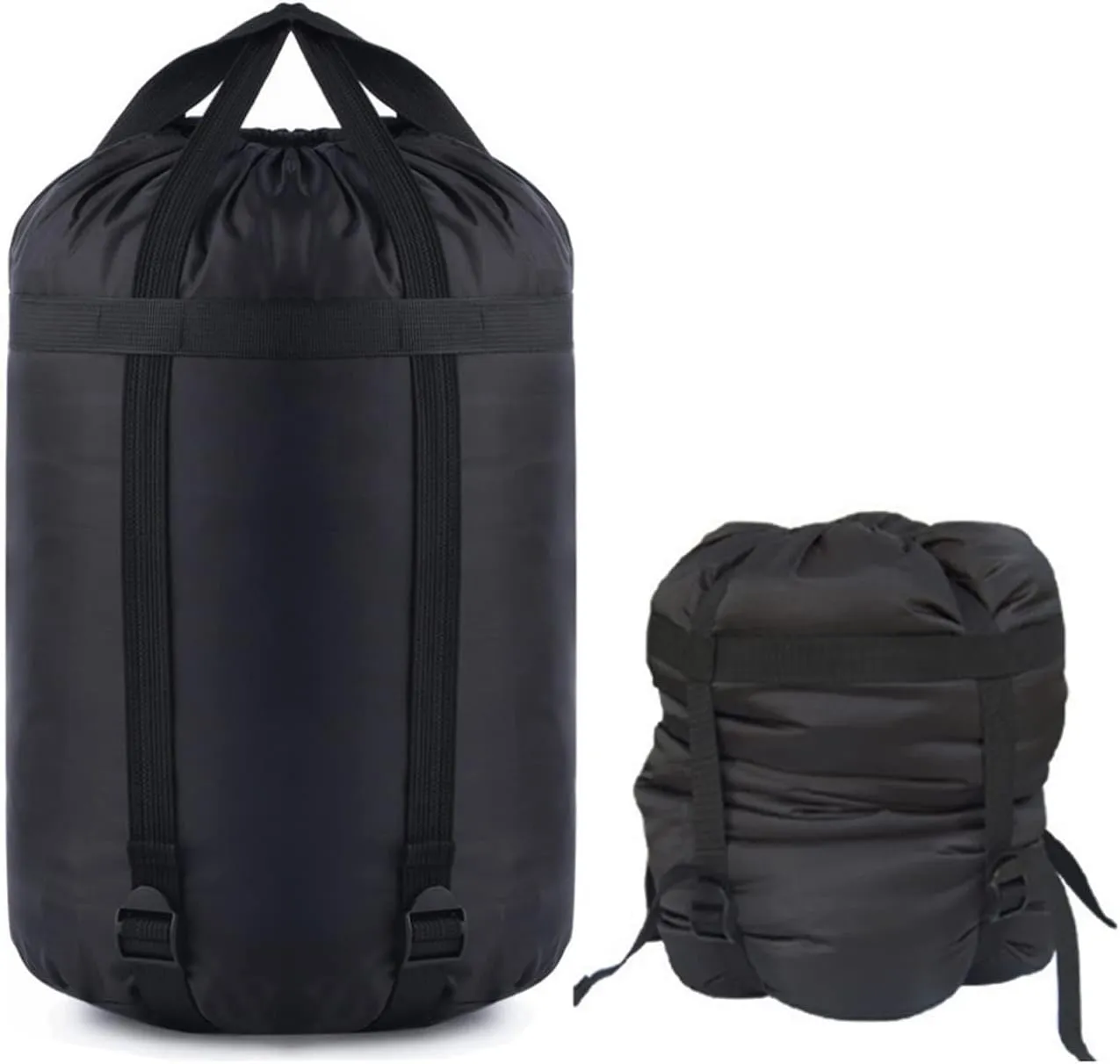 MOOCY Compression Stuff Sack, 16L/45L Sleeping Bag Cover Sack Sleeping Bags Storage Stuff Sack Organizer - Great Sleeping Bags Clothes Camping Hiking Backpacking
