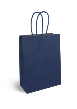 Navy Blue Paper Party Bag