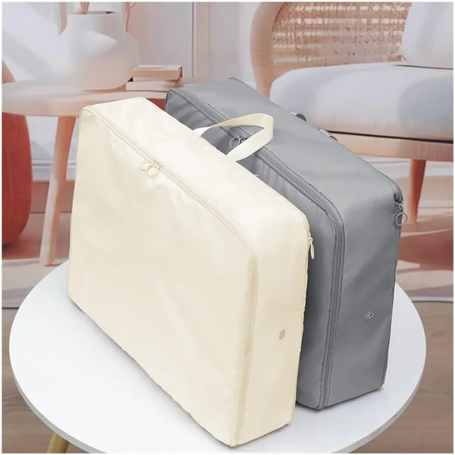 New Compression Storage Bag For Quilt Clothes Foldable Bag Storage Clothing Wardrobe Closet Organizers Home Pillow Blanket Bags(Black,40x30x18cm)