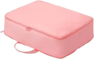 New Compression Storage Bag For Quilt Clothes Foldable Bag Storage Clothing Wardrobe Closet Organizers Home Pillow Blanket Bags(Pink*2,40x30x18cm)