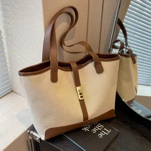 New High Quality Casual Women Tote Large Capacity Shoulder Bag Women Canvas Handbag Fashion Women Designer Luxury Bag Hand Bag