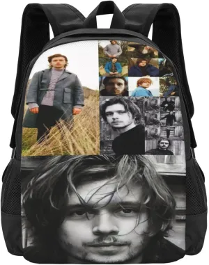 Nick Actors Robinson Backpack Laptop Computer Bag Double Shoulder Bags Casual Daypack for Travel Work Business Outdoor 15.6 Inch