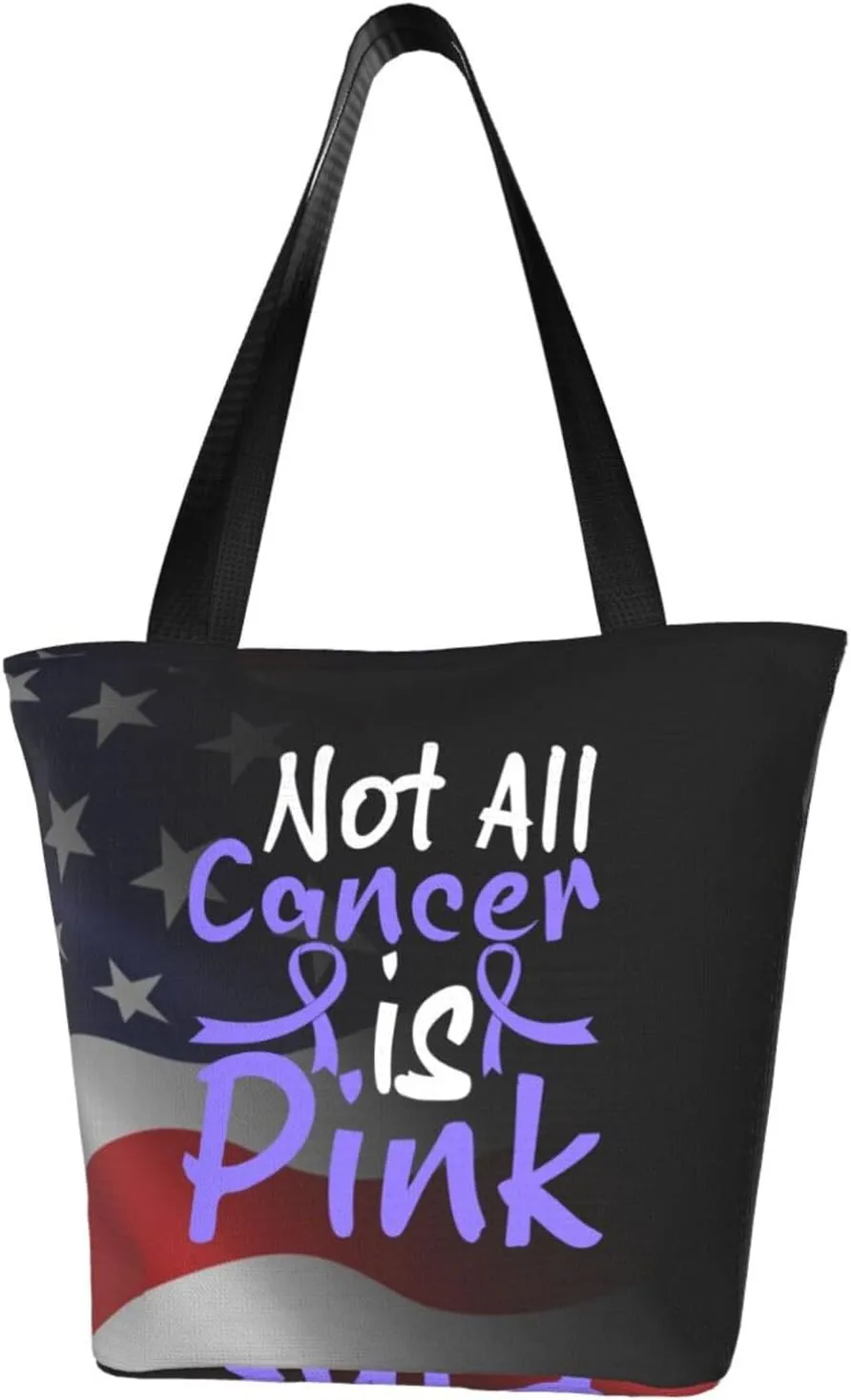 Not All Cancer Is Pink Stomach Cancer Fashion Shoulder Bag Large Capacity For Man Or Woman