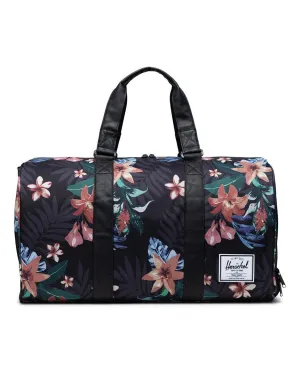 Novel Duffle Summer Floral Black