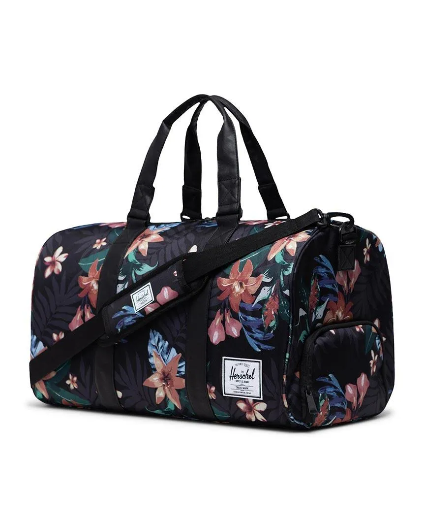 Novel Duffle Summer Floral Black