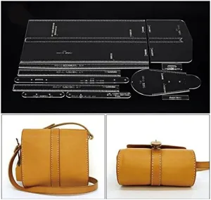 NW Shoulder Bag Acrylic Template Leather Pattern Acrylic Leather Pattern Leather Templates for Bags