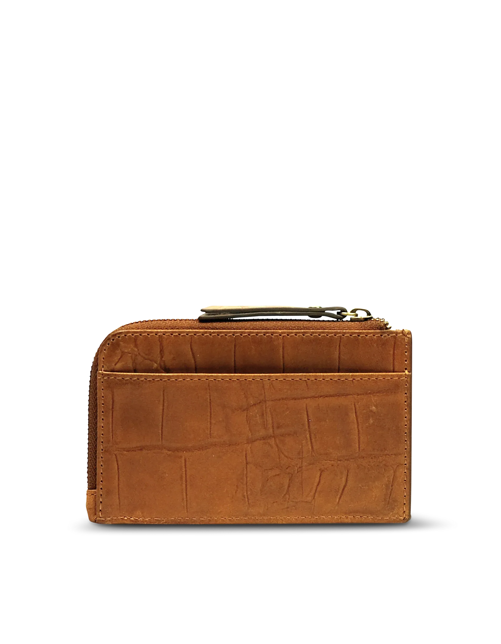 O My Bag Lola Coin Purse - Cognac Classic Croco