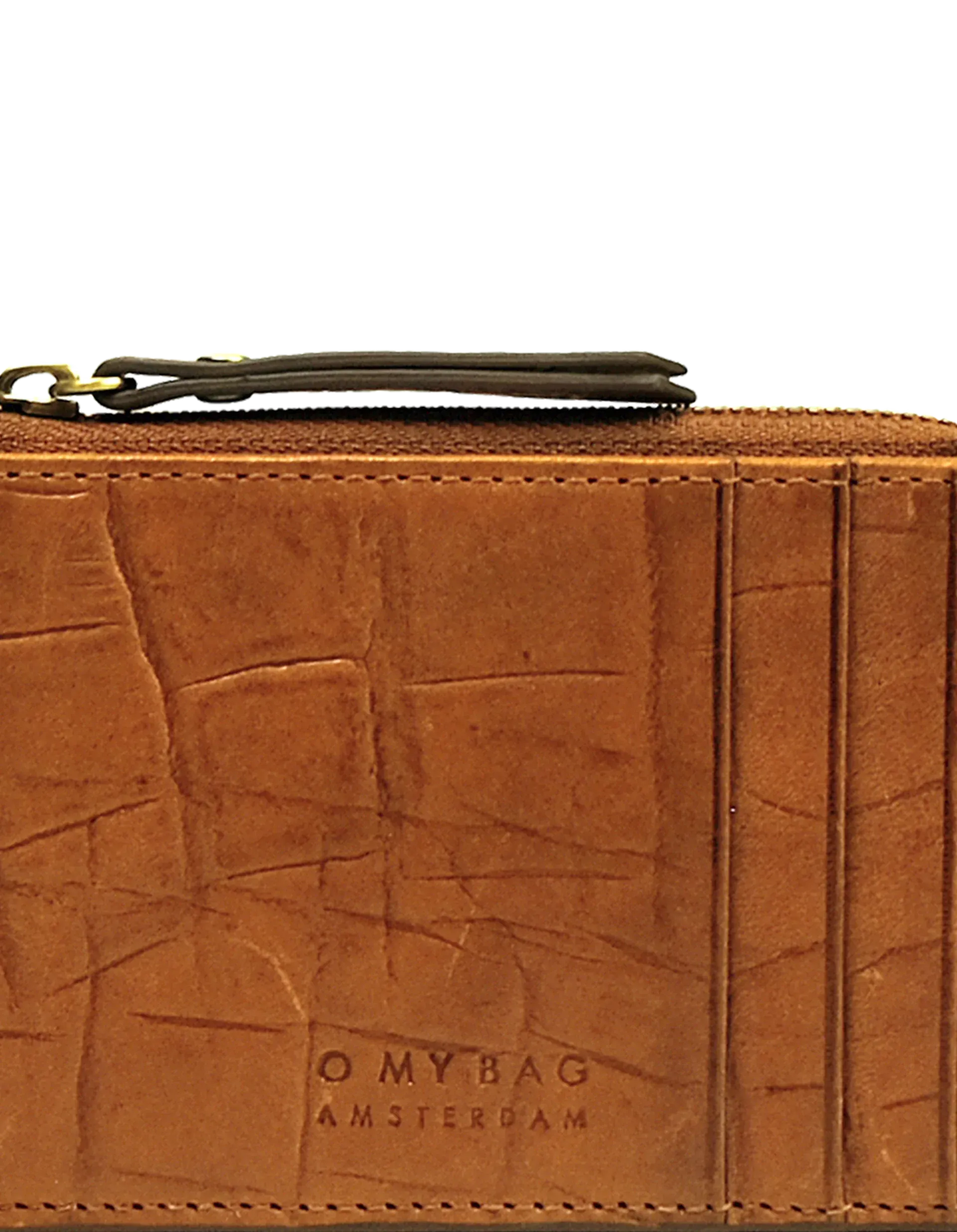 O My Bag Lola Coin Purse - Cognac Classic Croco