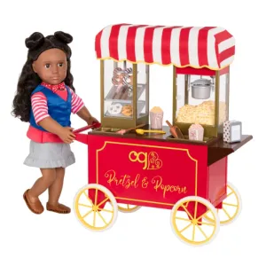 Our Generation Pretzel & Popcorn Cart