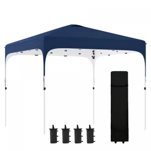 Outsunny 10' X 10' Pop Up Canopy Tent, Instant Sun Shelter, Tents For Parties, Height Adjustable, Wi|Outsunny 9.8' X 9.8' Pop Up Gazebo Tente Pliable Avec Sac De Transport Et Roues 4 Sacs De Poids Pour
