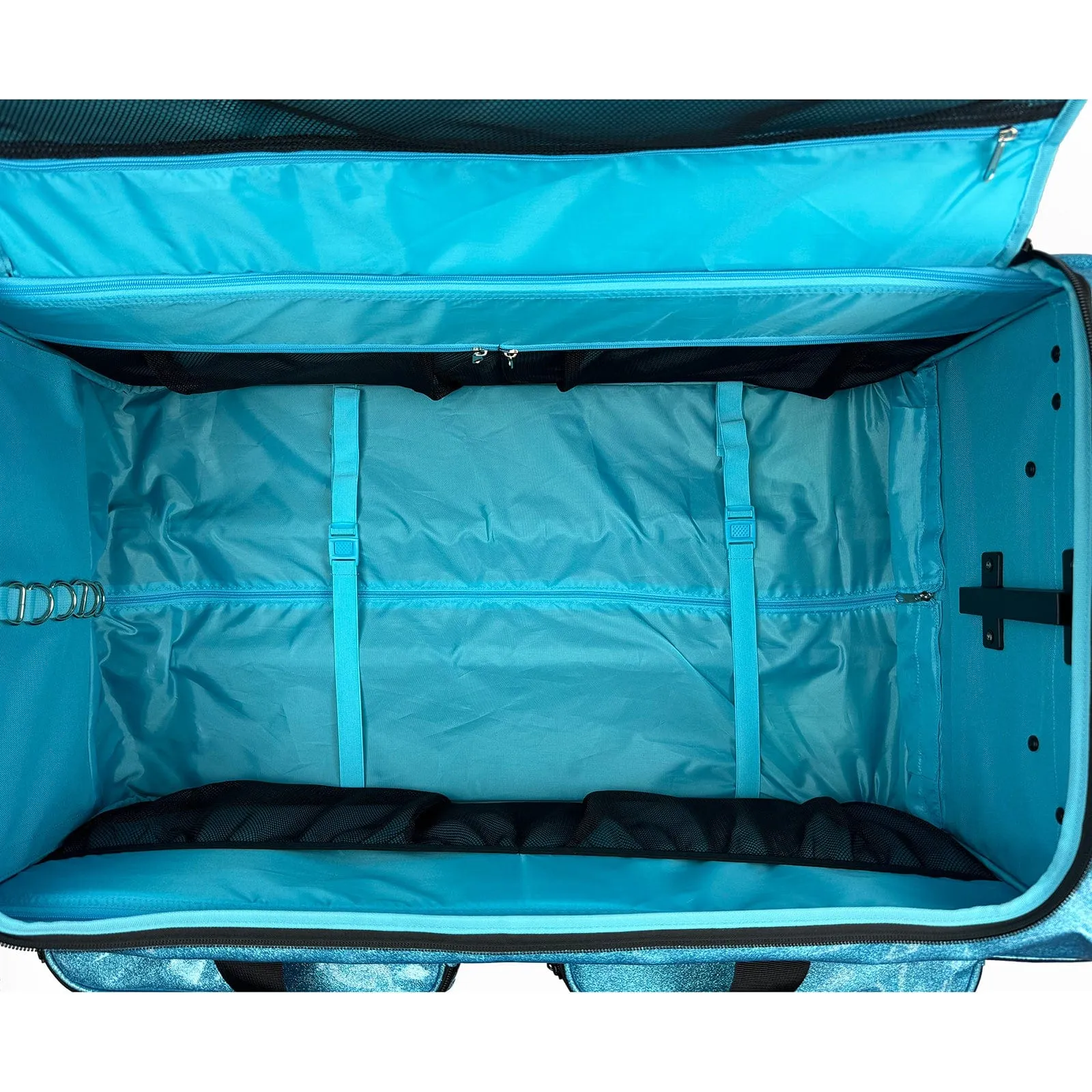 Ovation Gear Sparkle Blue 4-Wheel Performance Bag - Large