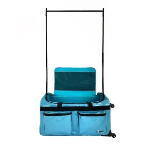 Ovation Gear Sparkle Blue 4-Wheel Performance Bag - Large