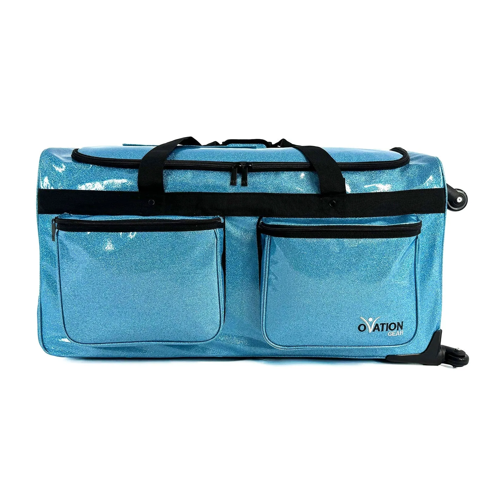 Ovation Gear Sparkle Blue 4-Wheel Performance Bag - Large