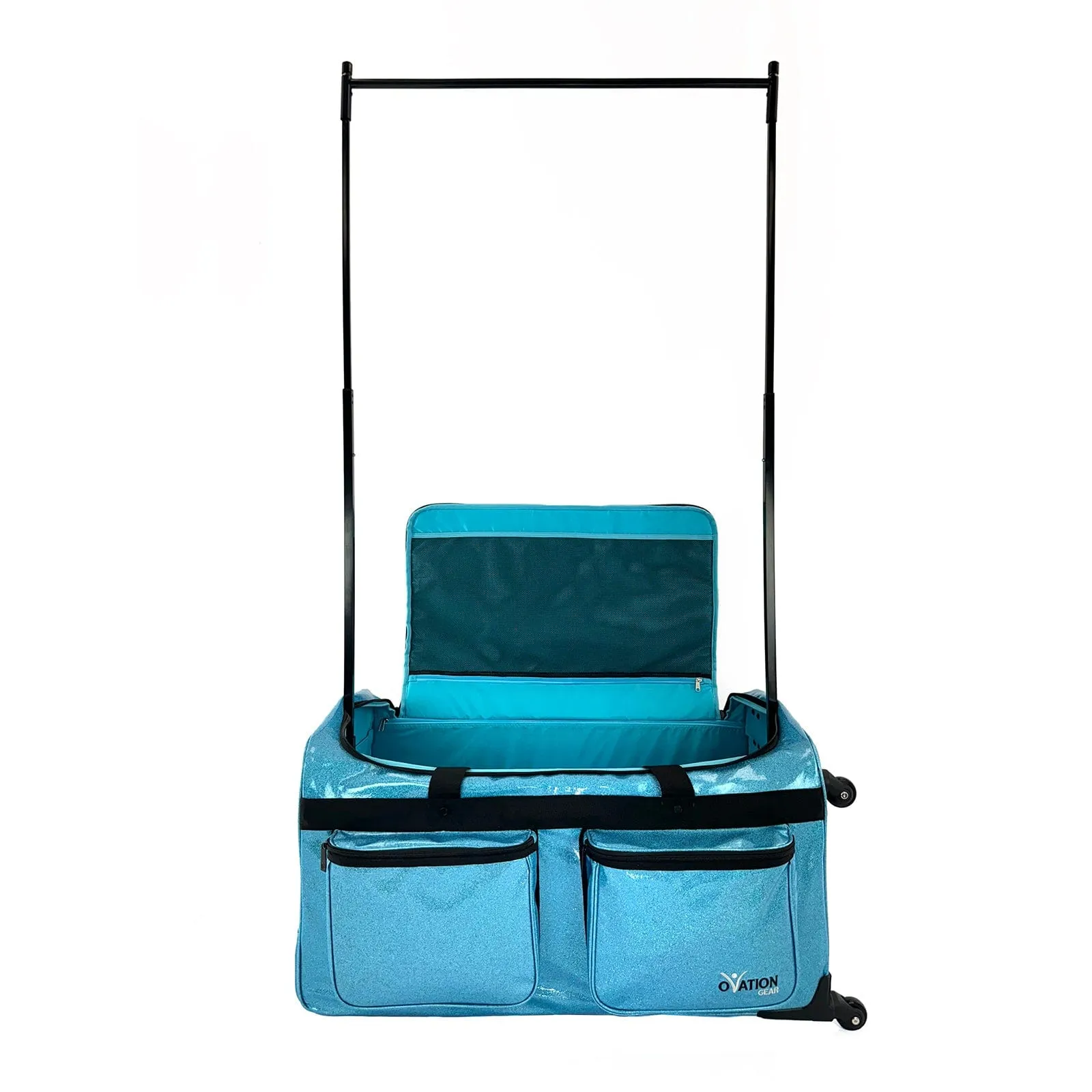Ovation Gear Sparkle Blue 4-Wheel Performance Bag - Large