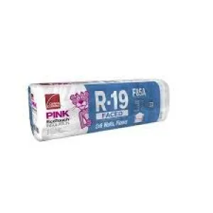 Owens Corning 1027 SQFT 10 Bags of R 19 Kraft Faced 19 by 48 Fiberglass Fits 2X6 Exterior Walls