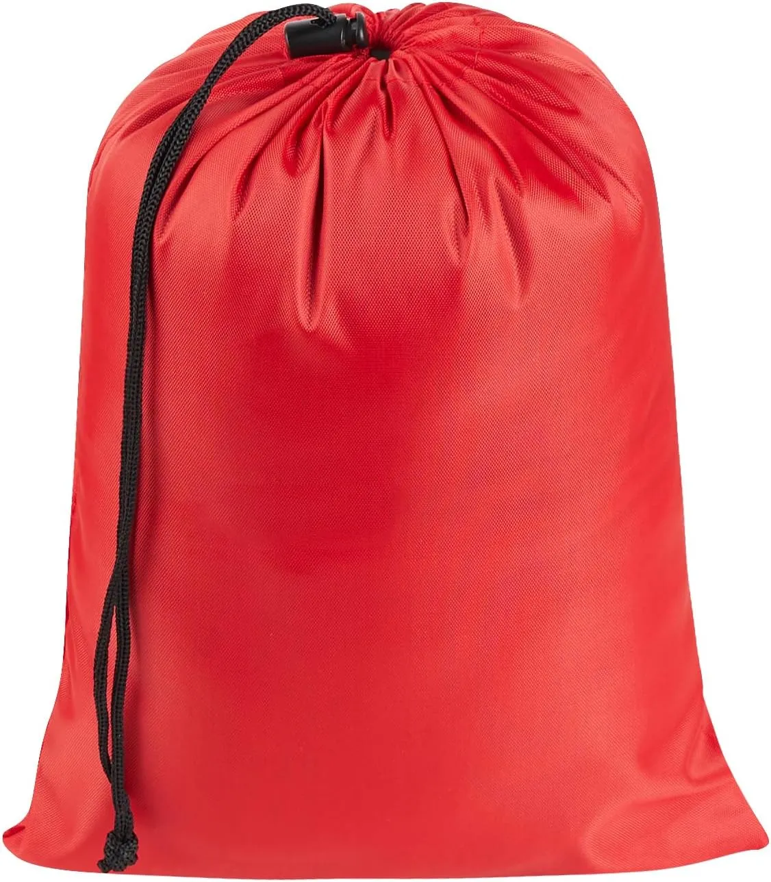 PALTERWEAR Drawstring Bag with Toggle - Nylon Cinch and Ditty Pouch (Red, 8 x 11 Inch)
