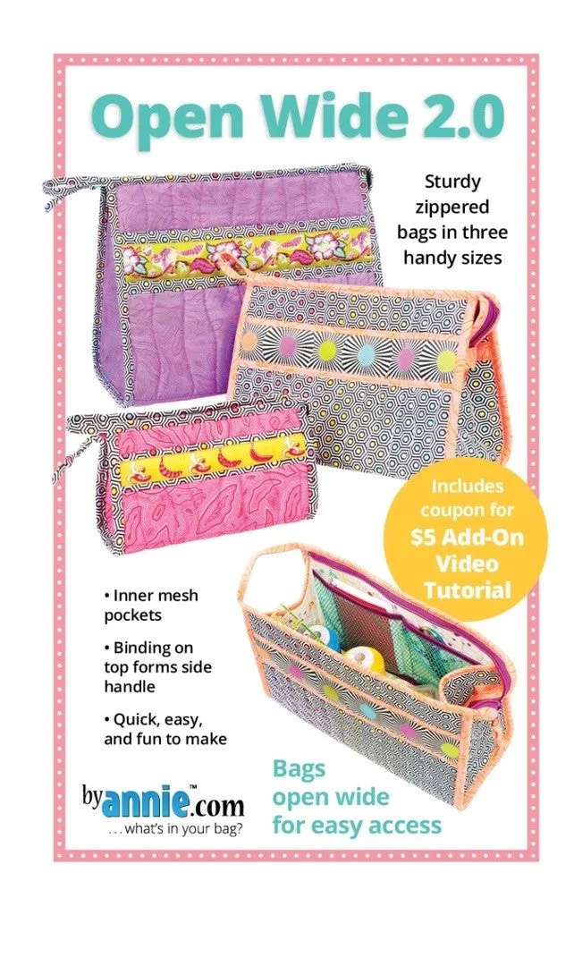 Paper Pattern - Open Wide from ByAnnie - Pattern for Open Wide