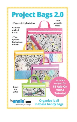 Paper Pattern - Project Bags from ByAnnie - Pattern for Project Bags