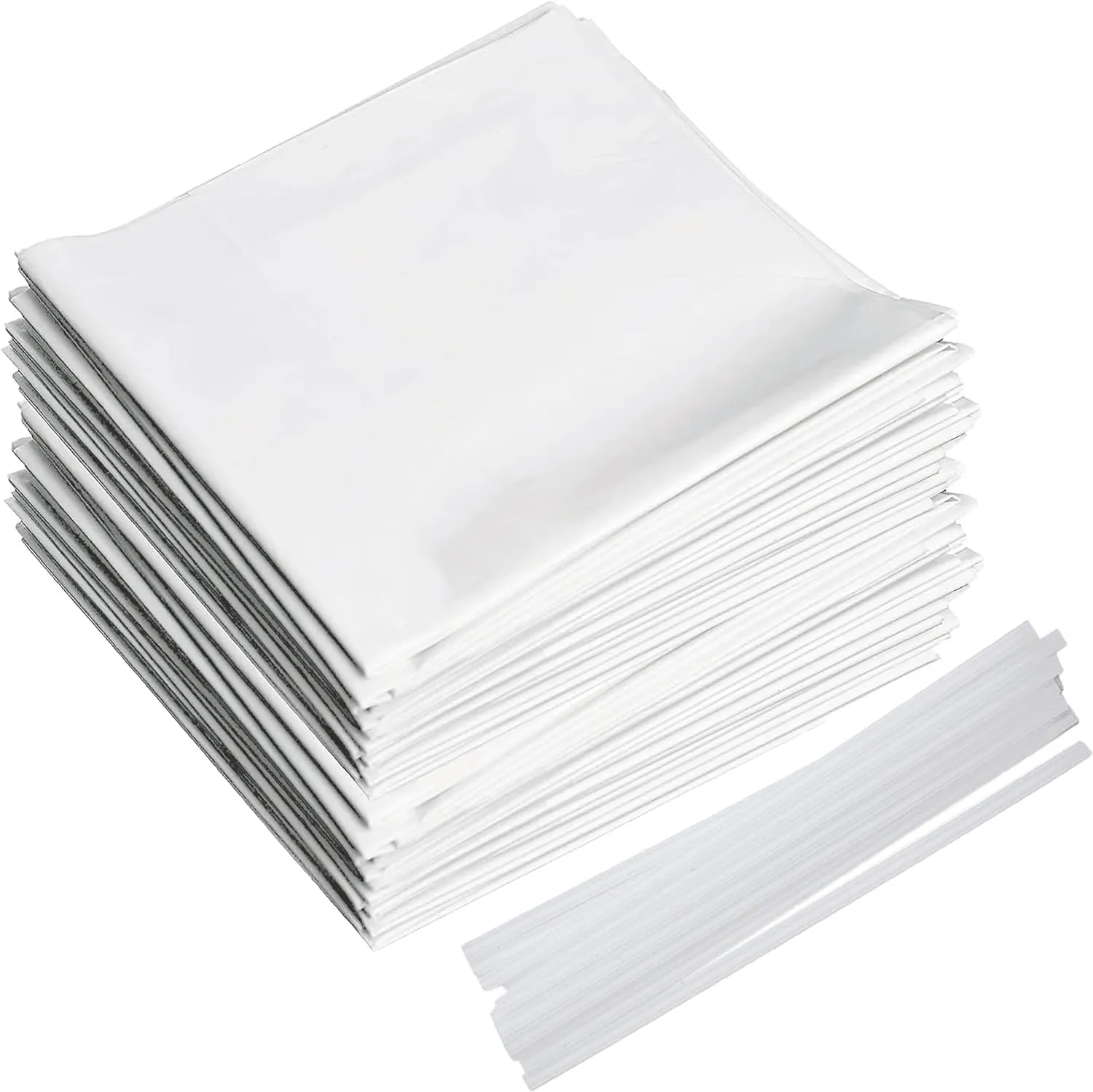 PartsBroz W10165293RB Trash Compactor Bags for Kitchen 18 Inch (60-Pack) for Whirlpool, KitchenAid, Magic Chef, General Electric Compactor Bags Heavy Duty - Compact Garbage Bag 18 Gallon Disposal FSP