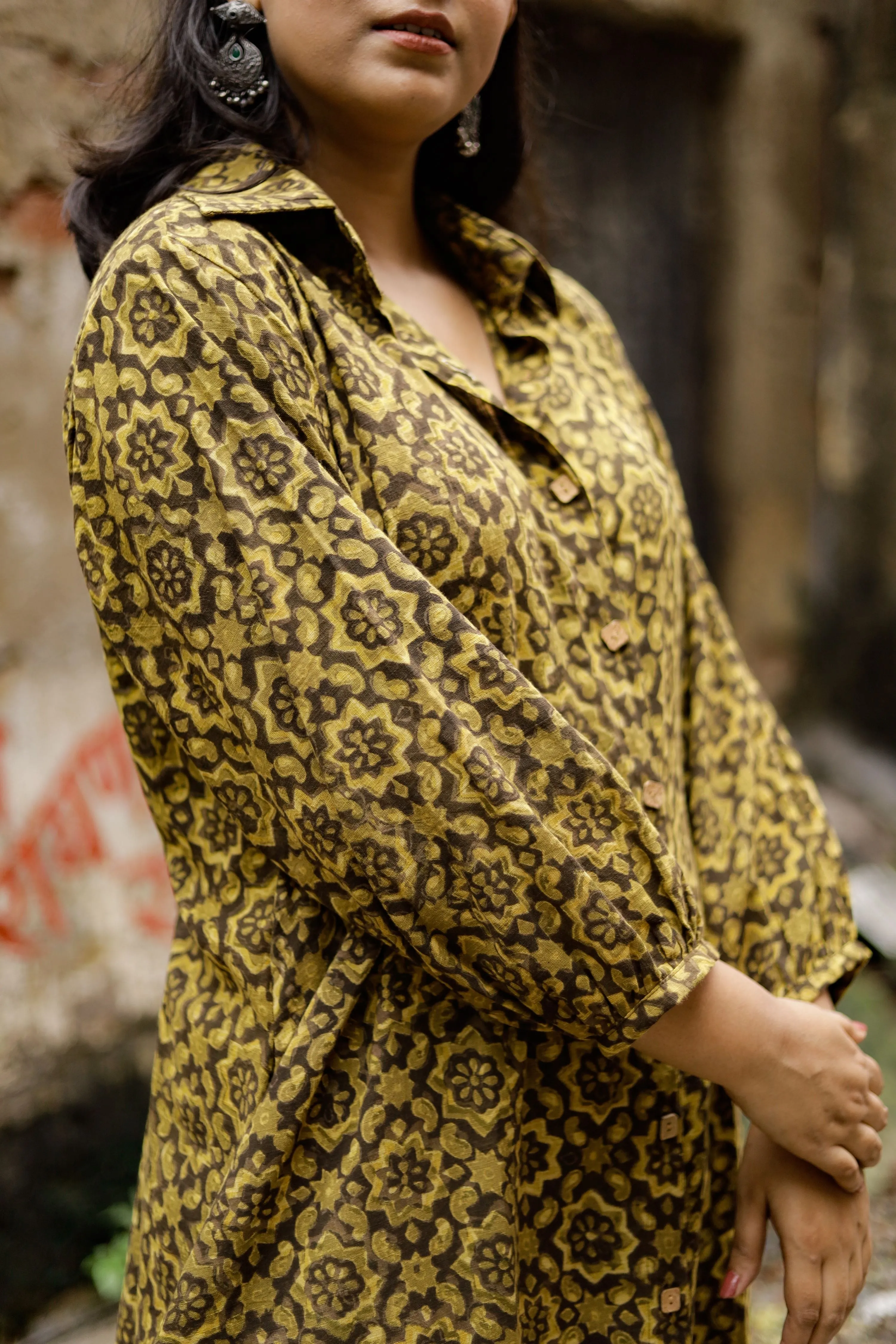 Patralekha- Cotton Shirt Dress