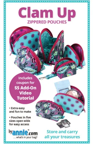 Patterns By Annie - Clam Up - Paper Pattern