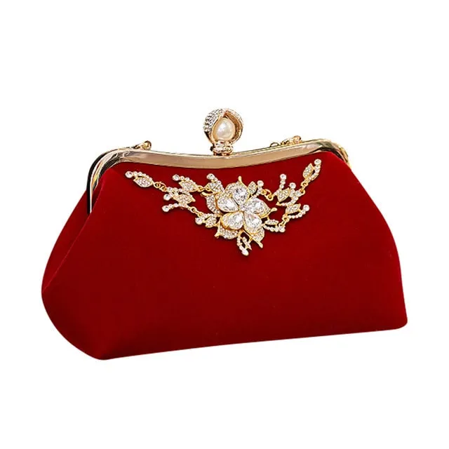 Pearl Unbeatable variety Flower Vintage Enhanced Purse Bag Handbag Wedding Diamond JHD-Female Party Clutch Evening Crystal Bag Bride
