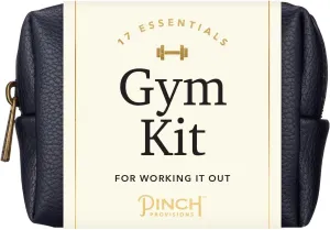 Pinch Provisions Gym Kit, Includes 15 Personal Care Essentials for Wellness & Beauty, Perfect for Gifts, Gym Bags, Duffle Bags & Lockers (Navy)