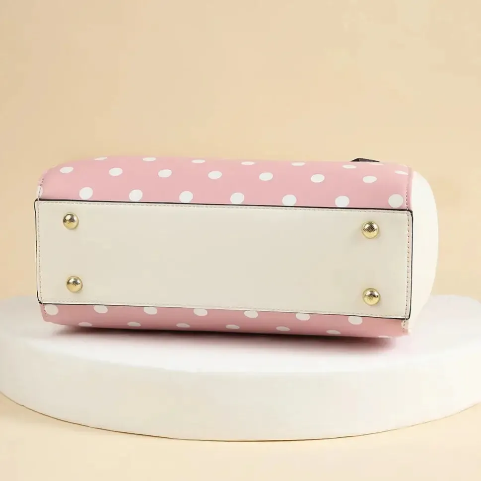 Pink Polka Dot Rockabilly Handbag
