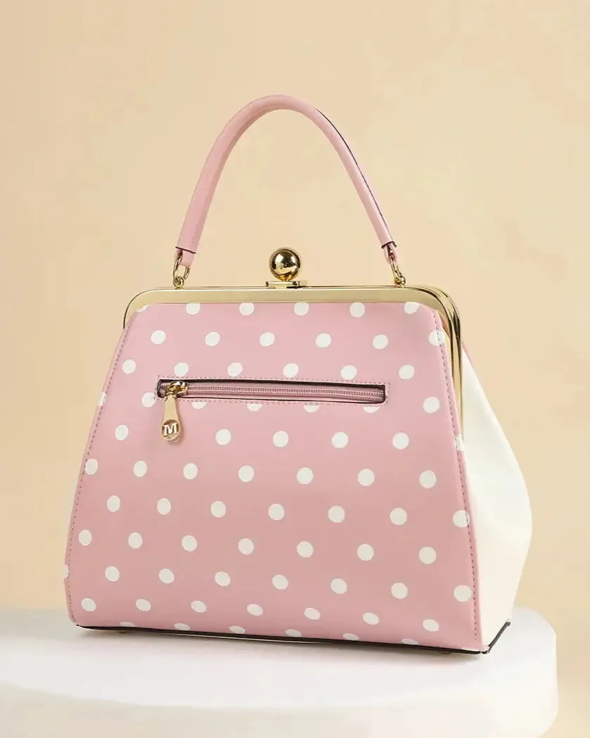 Pink Polka Dot Rockabilly Handbag