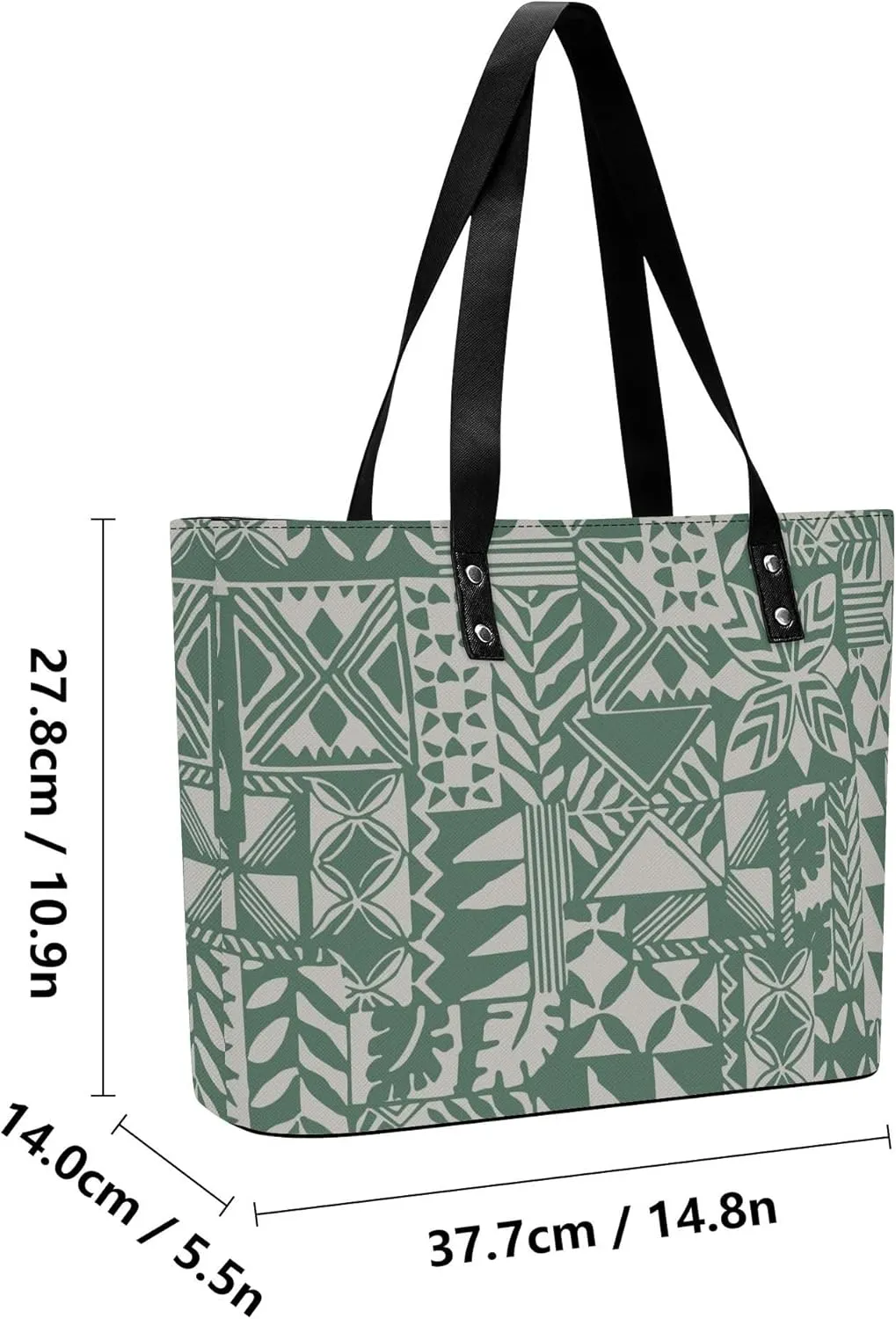 Polynesian Vintage Art Women'S Tote And Purse Custom Women'S Bags Large Capacity Appear Stylish Shoulder Bags