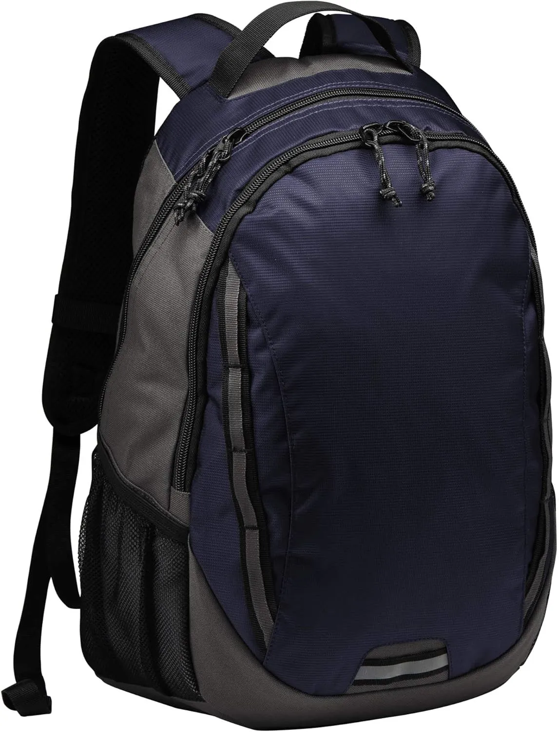 Port Authority Ridge Backpack. BG208, Deep Navy/ Dark Charcoal, OSFA