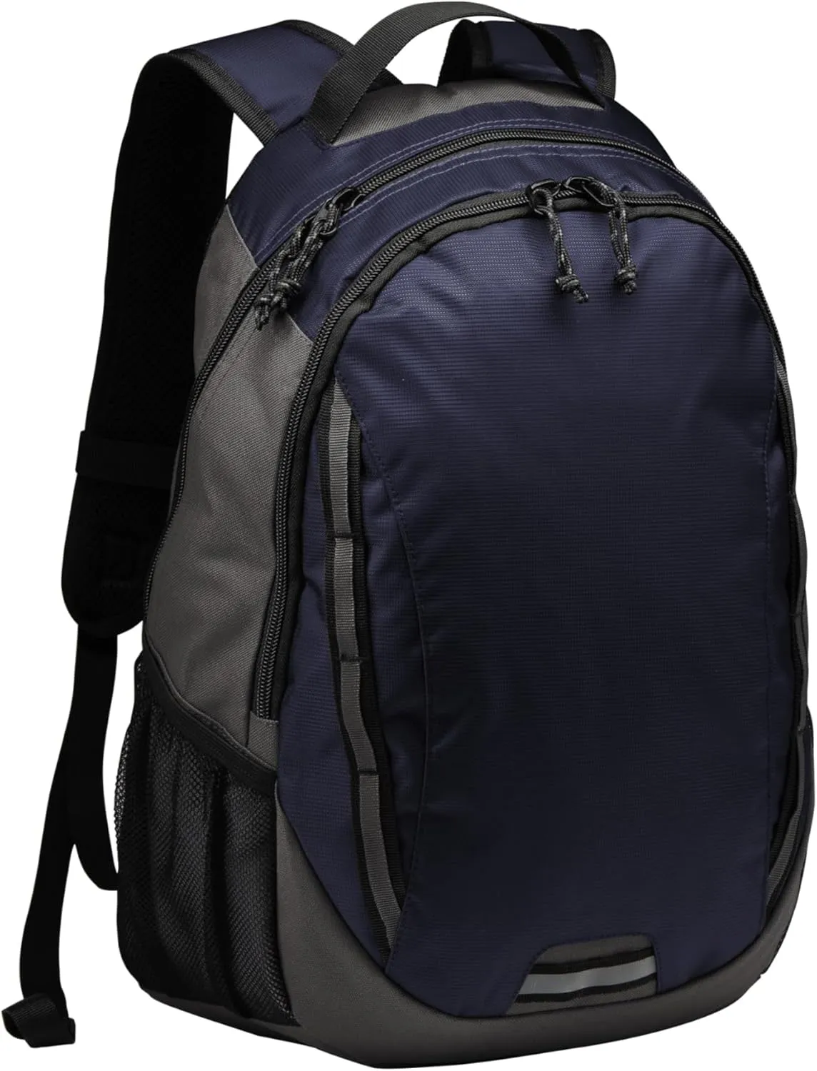 Port Authority Ridge Backpack. BG208, Deep Navy/ Dark Charcoal, OSFA