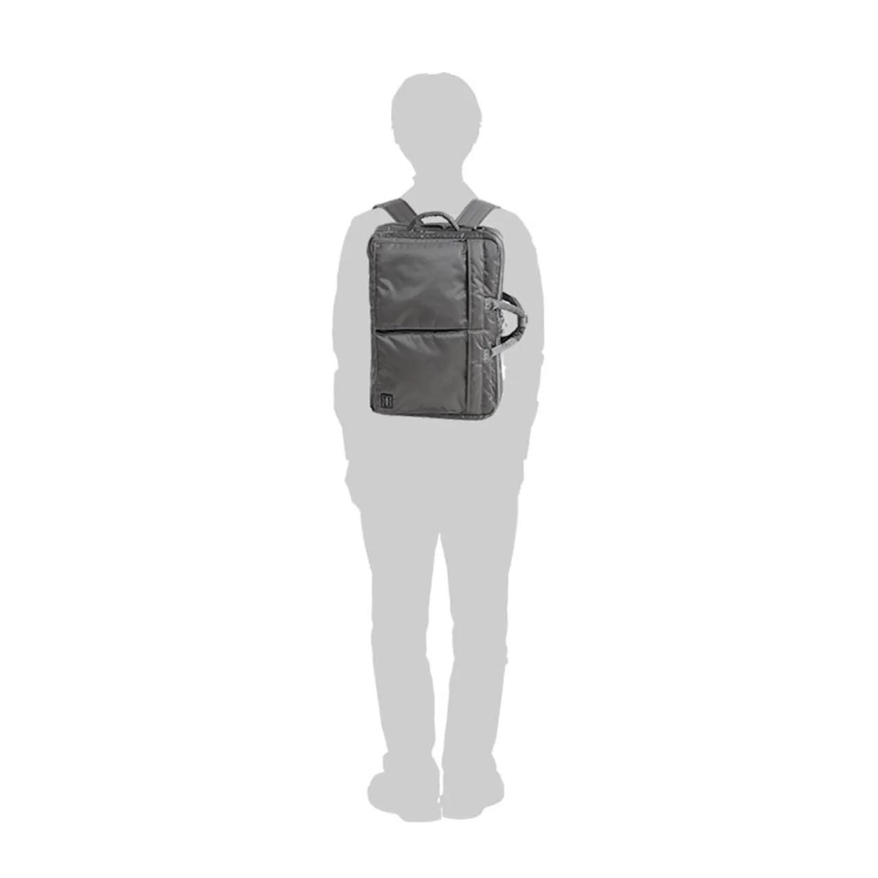 porter by yoshida 3way briefcase (grey)