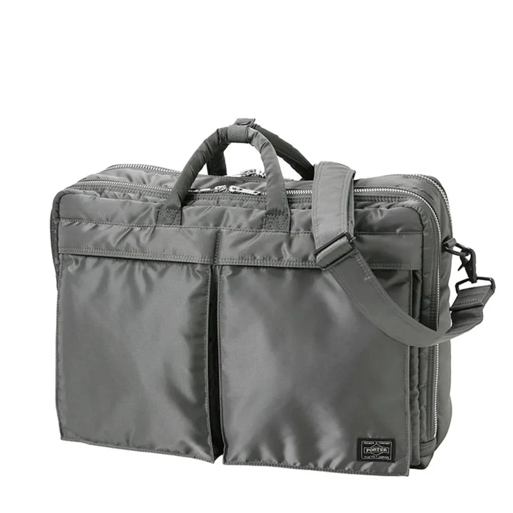 porter by yoshida 3way briefcase (grey)