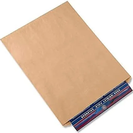 Premium Quality Paper bag – Slim Profile Kraft Notion Bag | Envelope Flat Merchandise Bag – Pinch Bottom Brown (Kraft, 6"x9") - 500/Pack