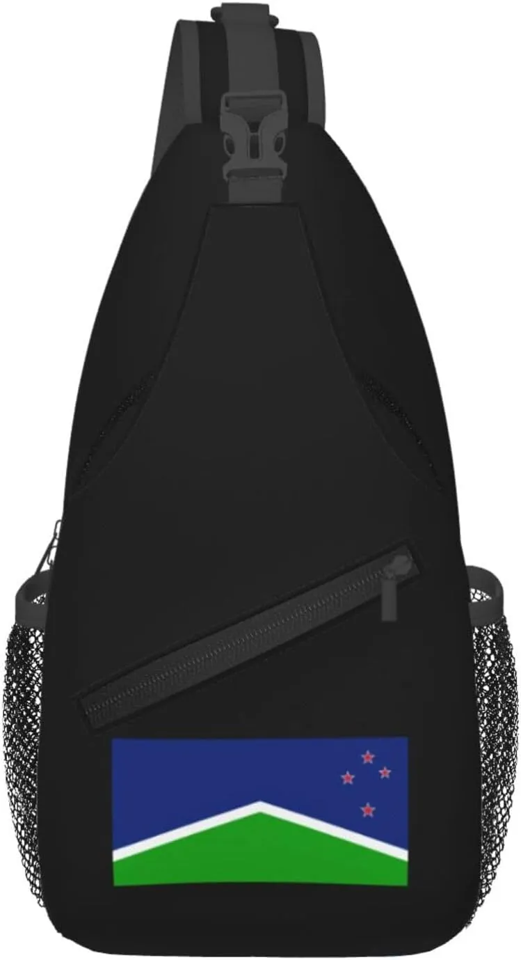 Proposed New Zealand South Island flag Crossbody Bags For Women Men Chest Backpack Gym Shoulder Bag Travel Outdoor Sports Casual Crossbody Bags